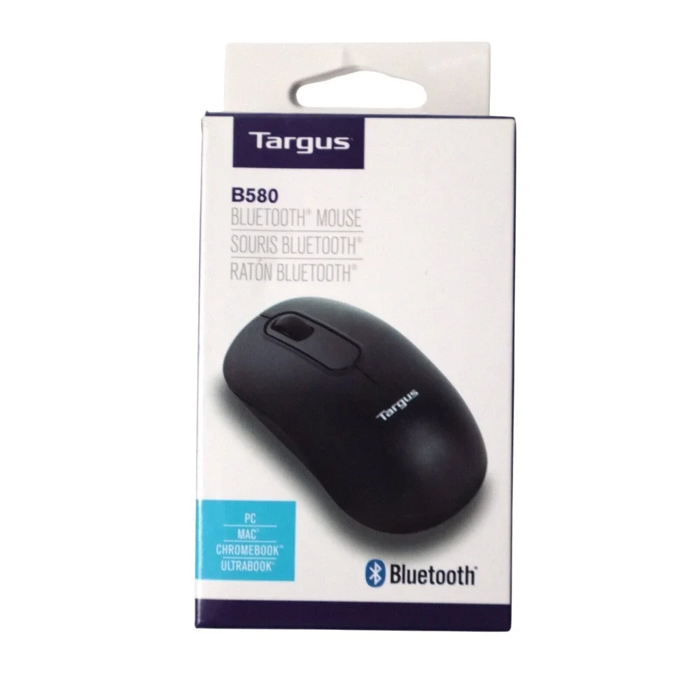 Brand New Targus B580 Bluetooth Mouse AMB580 Compact Size Black 3 Buttons